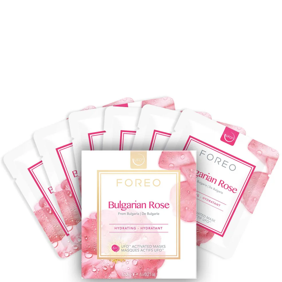 FOREU Bulgarian Rose UFO Hydratatieverhogend Gezichtsmasker (Verpakking met 6 Stuks) Afbeelding 1