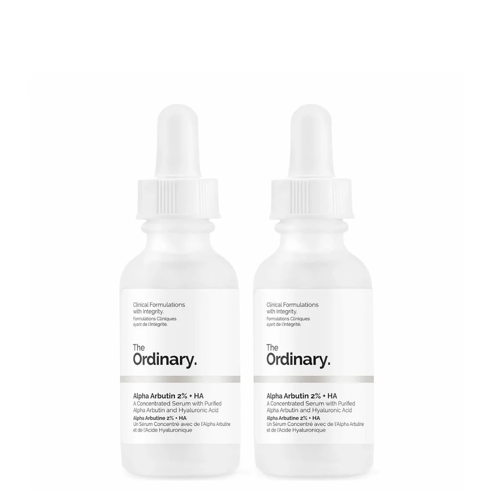 The Ordinary Alpha Arbutin 2% + HA Concentrated Serum Duo Afbeelding 1