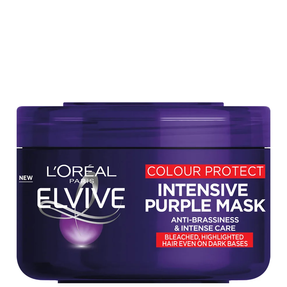 L'Oréal Elvive Colour Protect Koperkleurtegengaand Paars Masker 250 ml Afbeelding 1