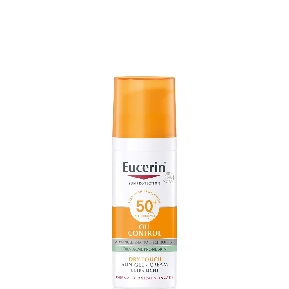 Eucerin Sun Gezichtsolie Control Sun Gelcrème Droog SPF50+ 50 ml Afbeelding 1