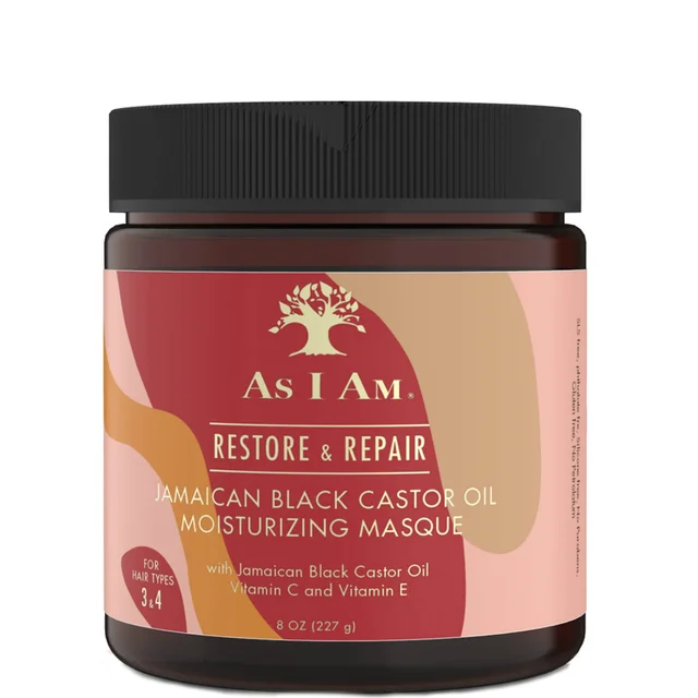 As I Am Jamaicaanse Zwarte Castorolie Hydraterend Masker