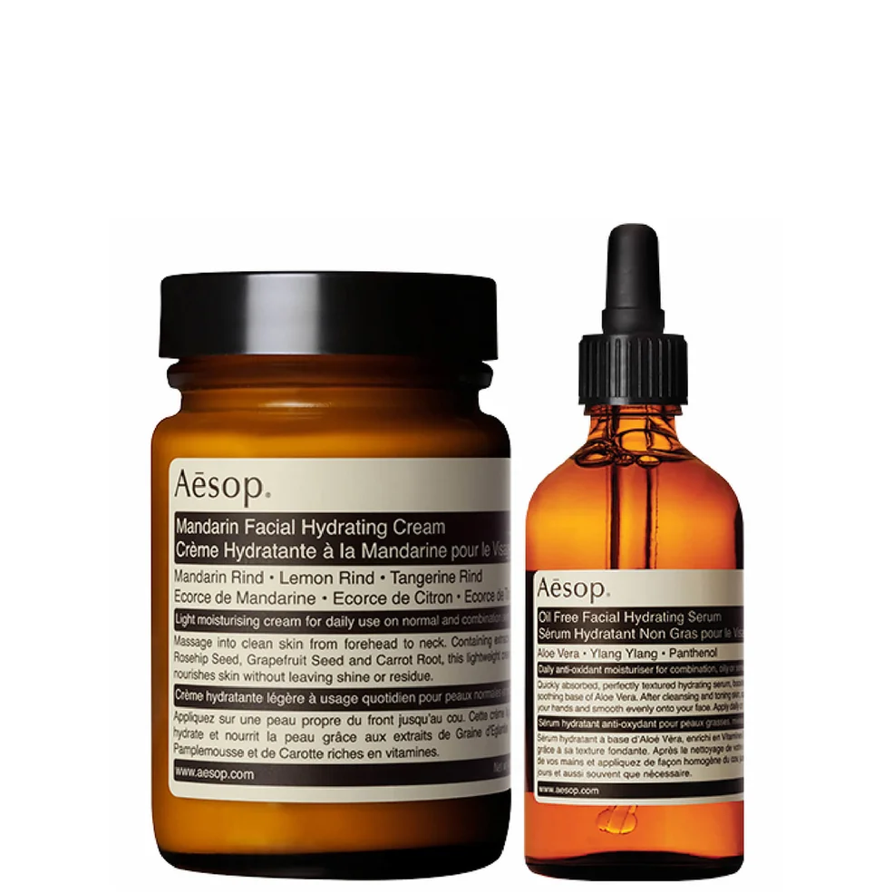 Aesop Mandarin Facial Cream and Lightweight Serum Duo Afbeelding 1