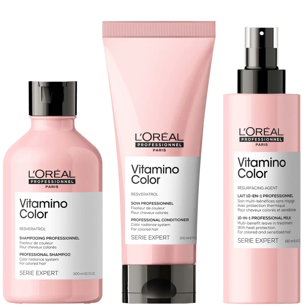 L'Oréal Professionnel Vitamino Color at Home Experts for Coloured Hair Bundle Afbeelding 1