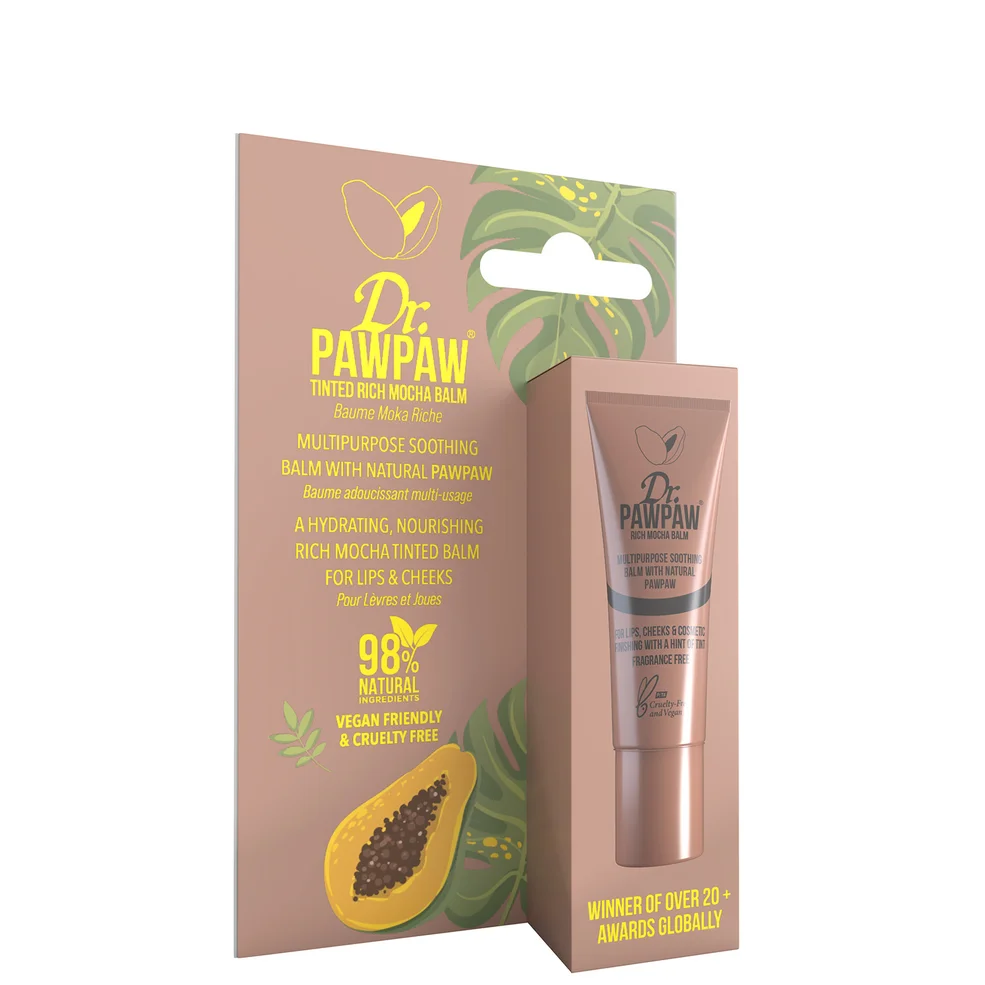Dr. PAWPAW Multipurpose Tinted Rich Mocha Balm 10ml Afbeelding 1