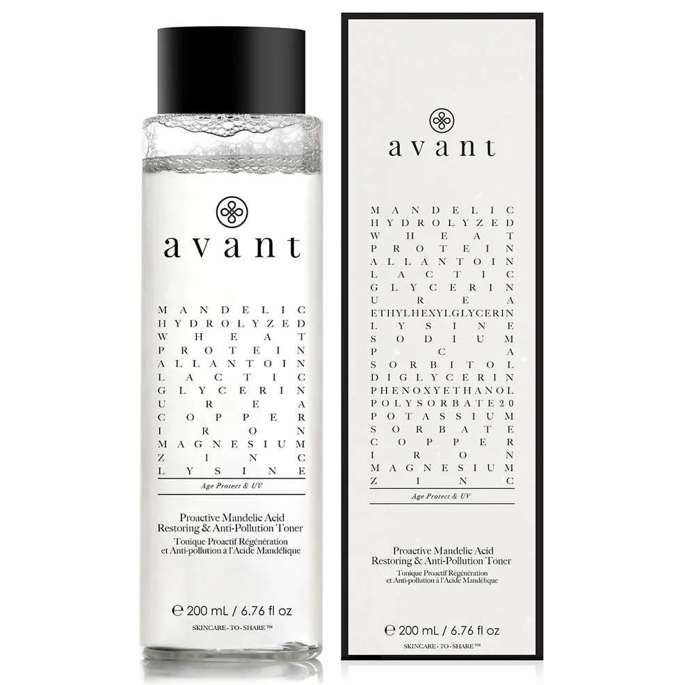 Avant Skincare Proactive Mandelic Acid Restoring and Anti-Pollution Toner 200ml Afbeelding 1