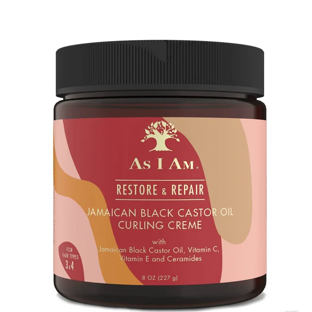 As I Am Jamaicaanse Zwarte Castorolie Krulcrème