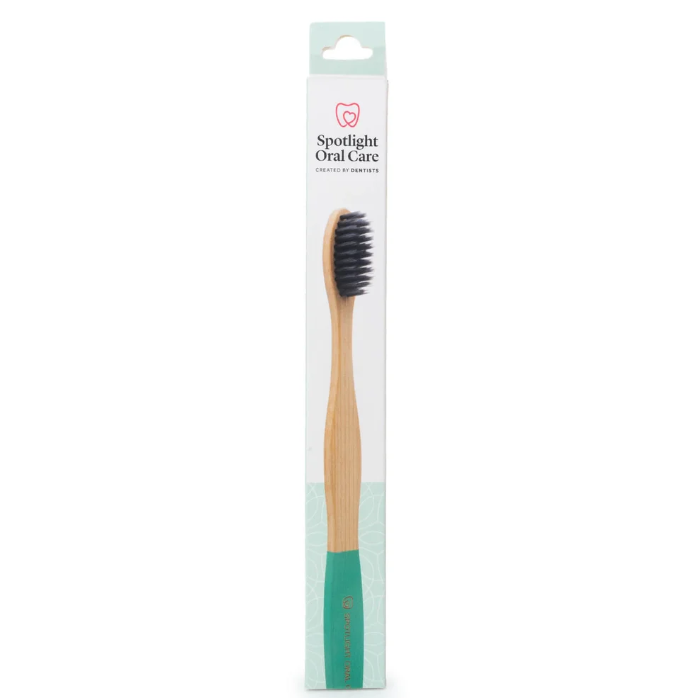 Spotlight Oral Care Bamboo Toothbrush - Teal Afbeelding 1