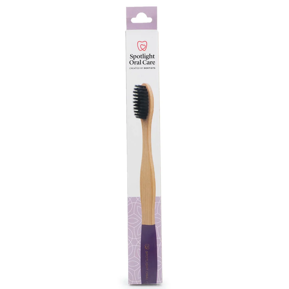 Spotlight Oral Care Bamboo Toothbrush - Purple Afbeelding 1
