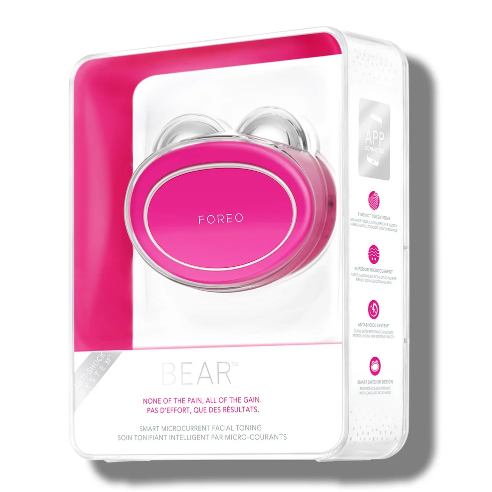 FOREO Bear Microcurrent Facial Toning Device With 5 Intensities (Verschillende tinten) Afbeelding 1