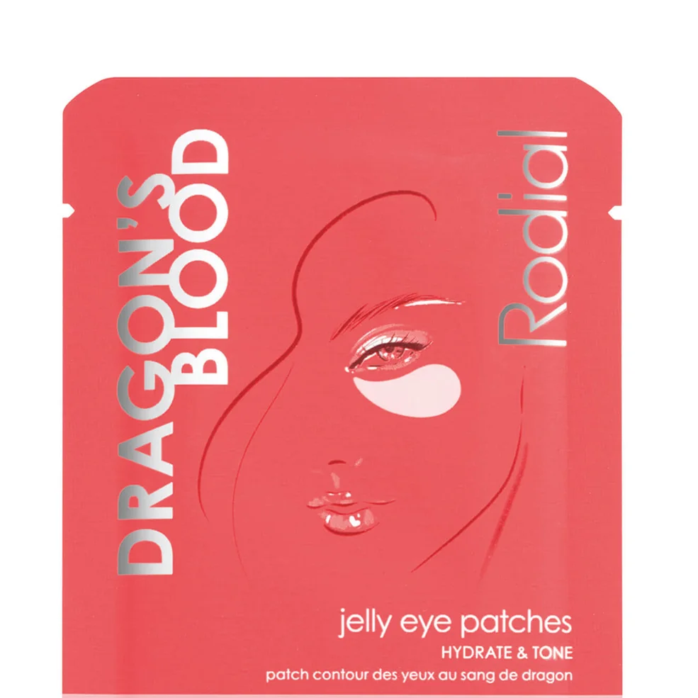 Rodial Dragon's Blood Jelly Eye Patches - Single Sachet Afbeelding 1