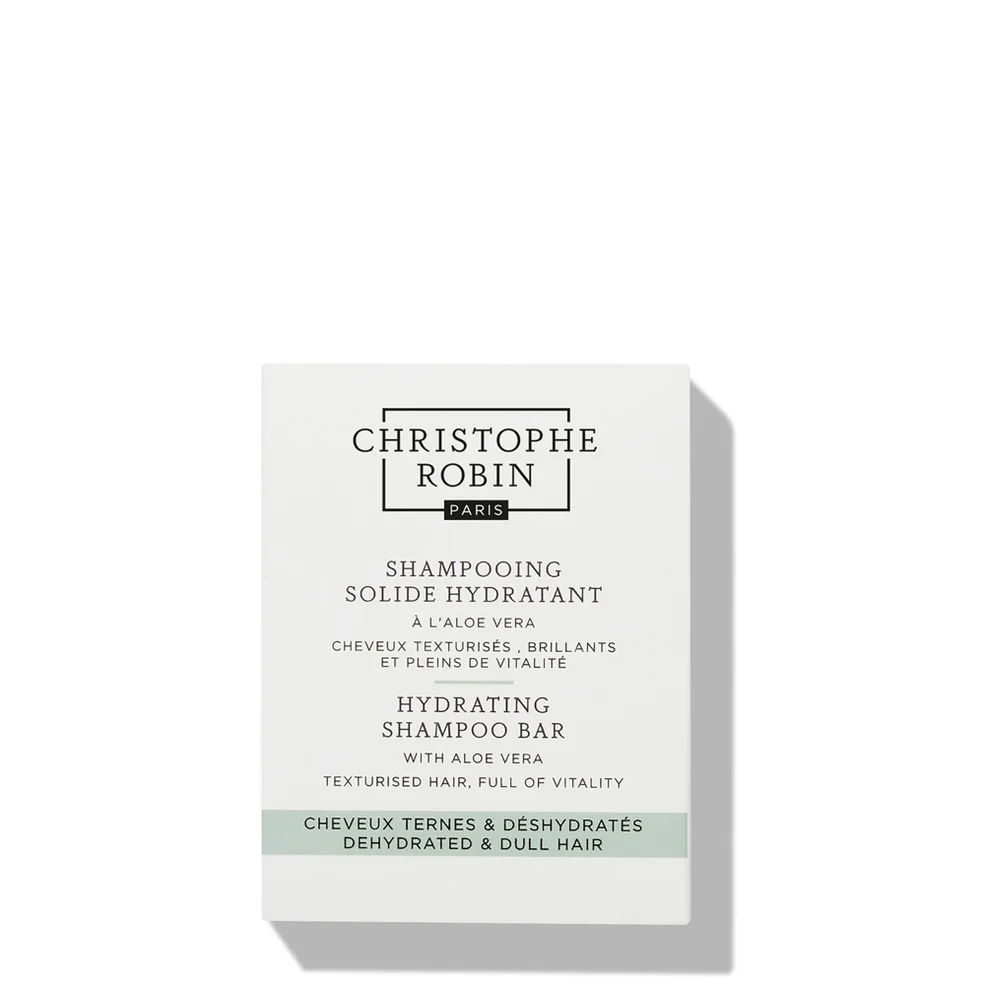 Christophe Robin Hydrating Shampoo Bar with Aloe Vera 100ml Afbeelding 1