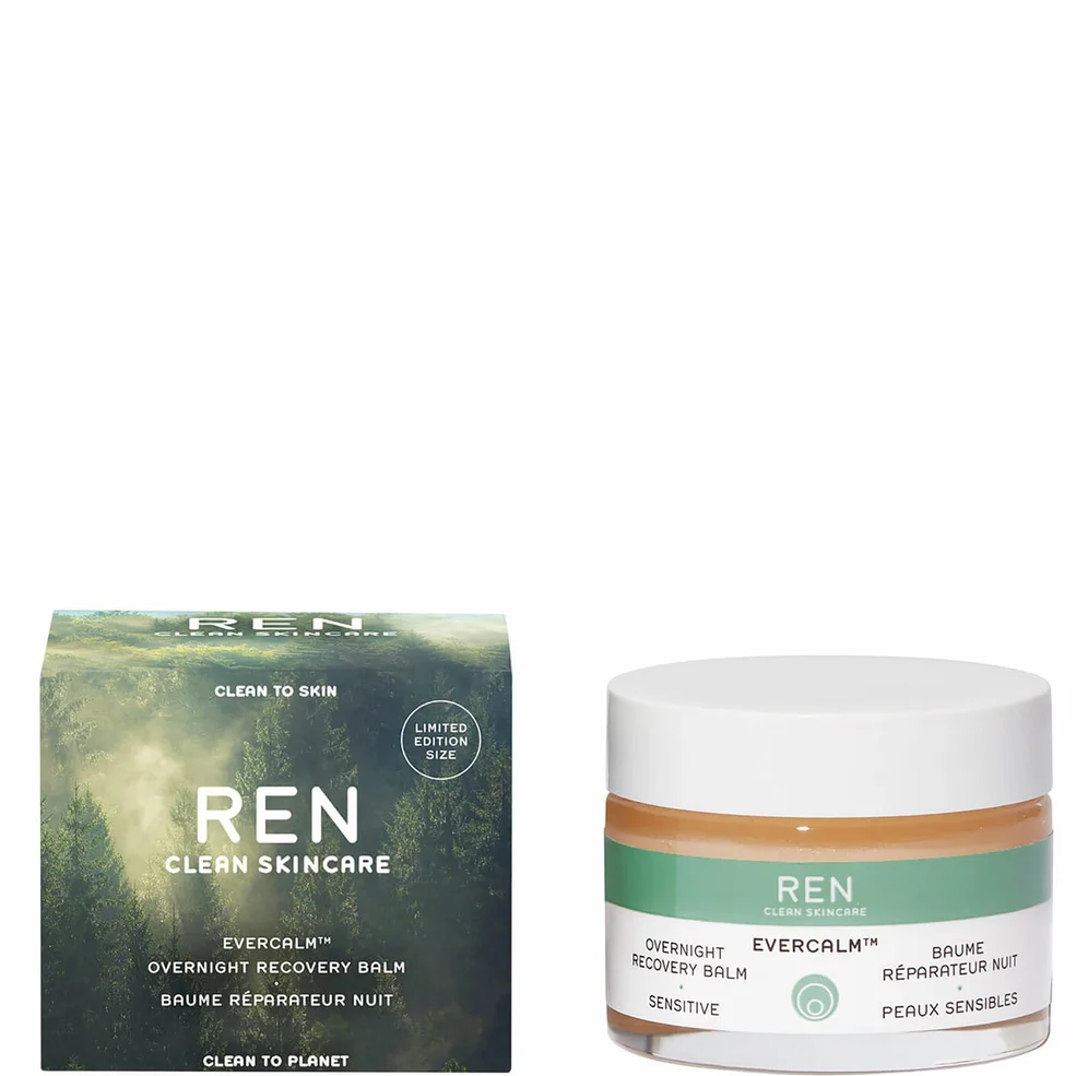 REN Clean Skincare Limited Edition Overnight Recovery Balm 50ml Afbeelding 1