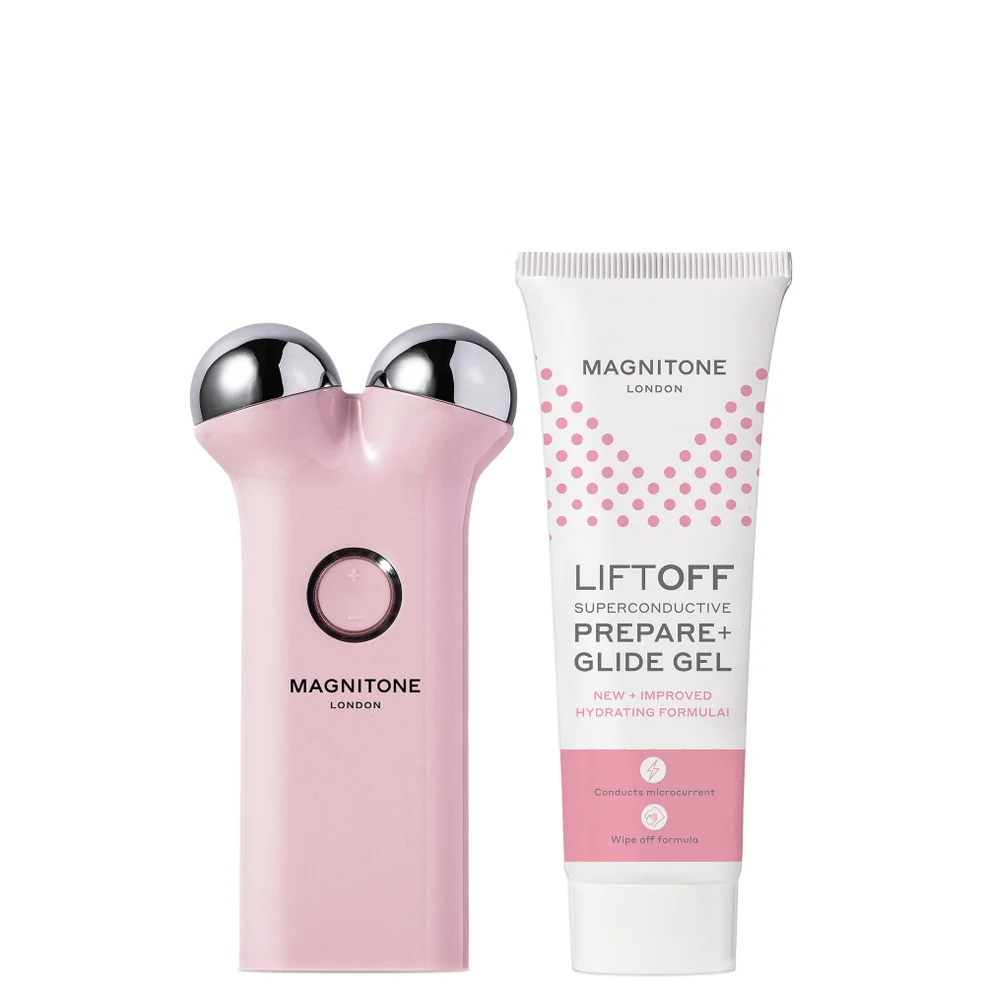 MAGNITONE LiftOff Microcurrent Facial Lifting and Toning Device – Pink Afbeelding 1