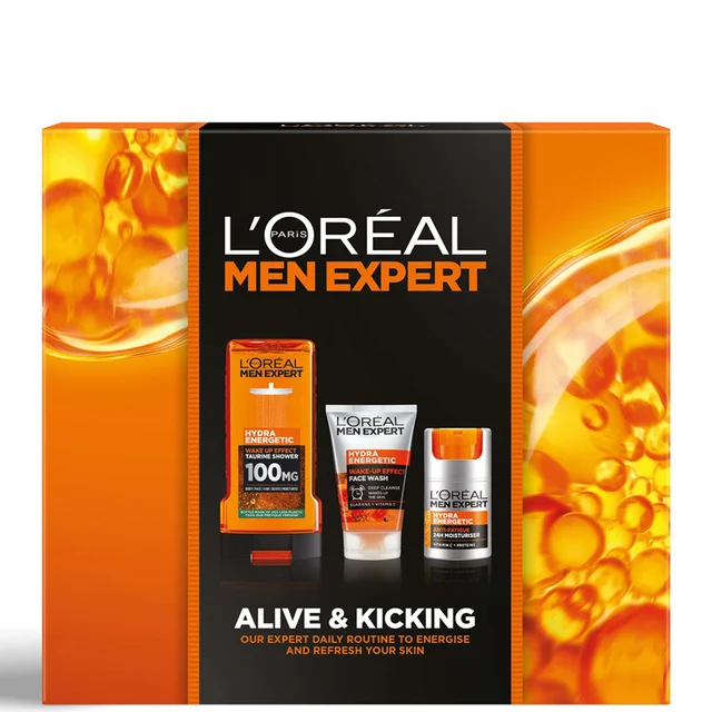 L'Oreal Paris Men Expert Alive and Kicking 3-delige geschenkset voor hem