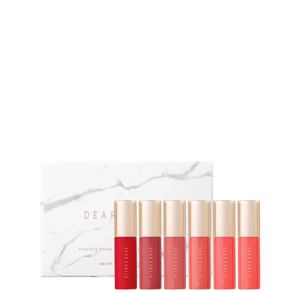 Dear Dahlia Paradise Dream Mini Velvet Lip Mousse 6 Set - Best Seller Collection Afbeelding 1