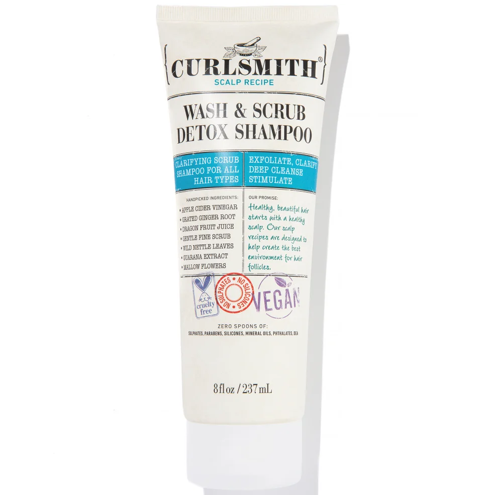 Curlsmith Wash en Scrub Detoxshampoo 237 ml Afbeelding 1