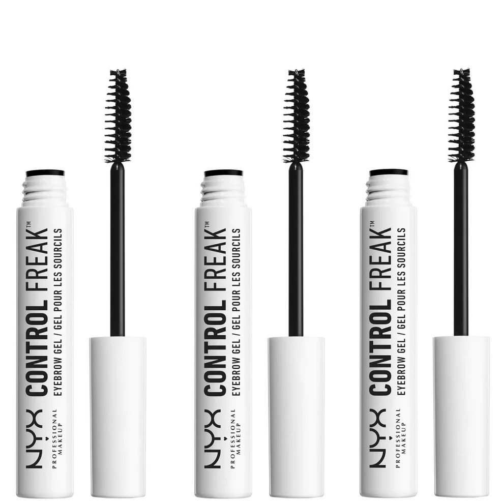 NYX Professional Makeup, Control Freak Clear Eyebrow Gel X 3 Afbeelding 1