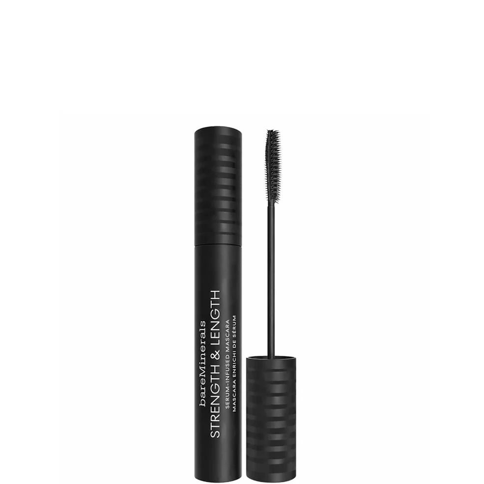 bareMinerals Strength & Length met Serum Verrijkte Mascara - Zwart 8 ml Afbeelding 1