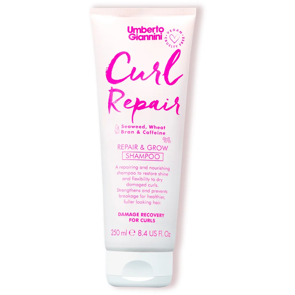 Umberto Giannini Curl Repair en Grow Shampoo 250 ml Afbeelding 1