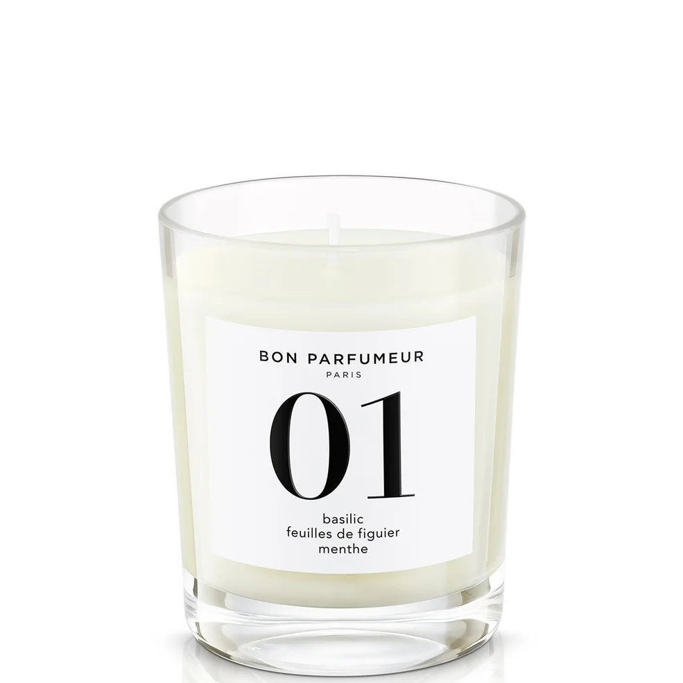 Bon Parfumeur 01 Basil Fig Leaf Mint Candle 180g Afbeelding 1