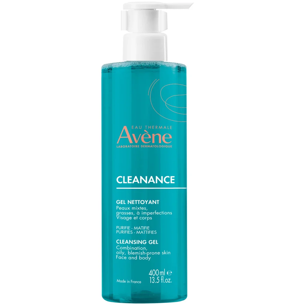 Avène Cleanance Cleansing Gel For Oily, Blemish Prone Skin 400ml Afbeelding 1