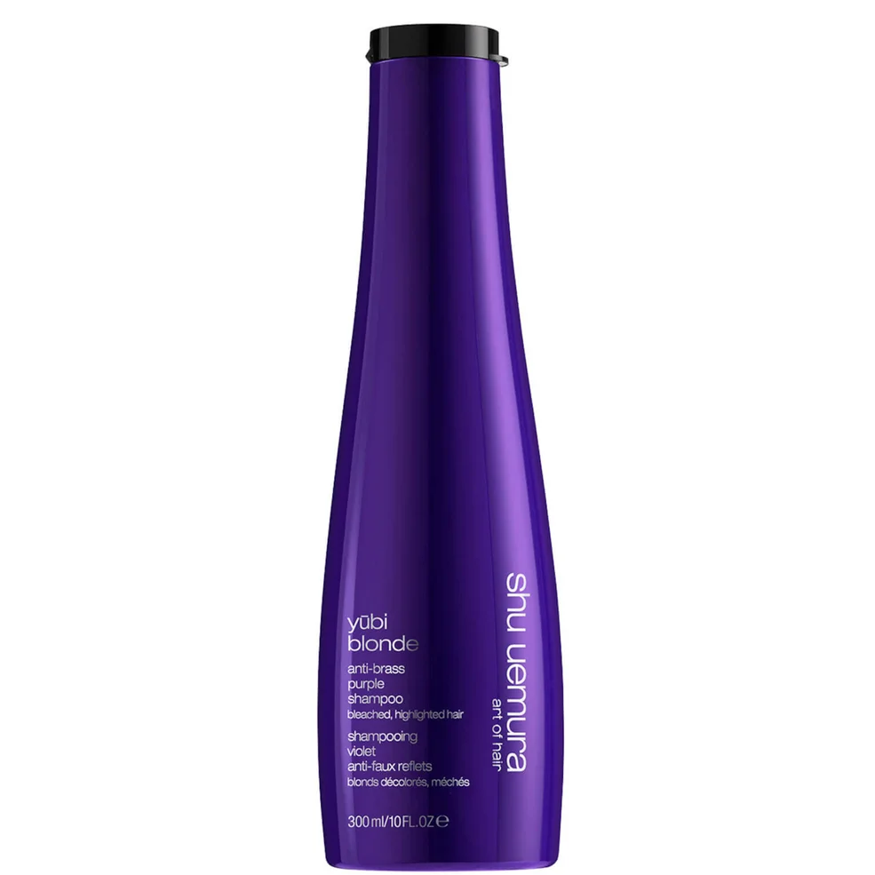 Shu Uemura Art of Hair Yubi Blonde Anti-koper Paarse Shampoo voor Gebleekt en Gehighlight Blond haar 300 ml Afbeelding 1