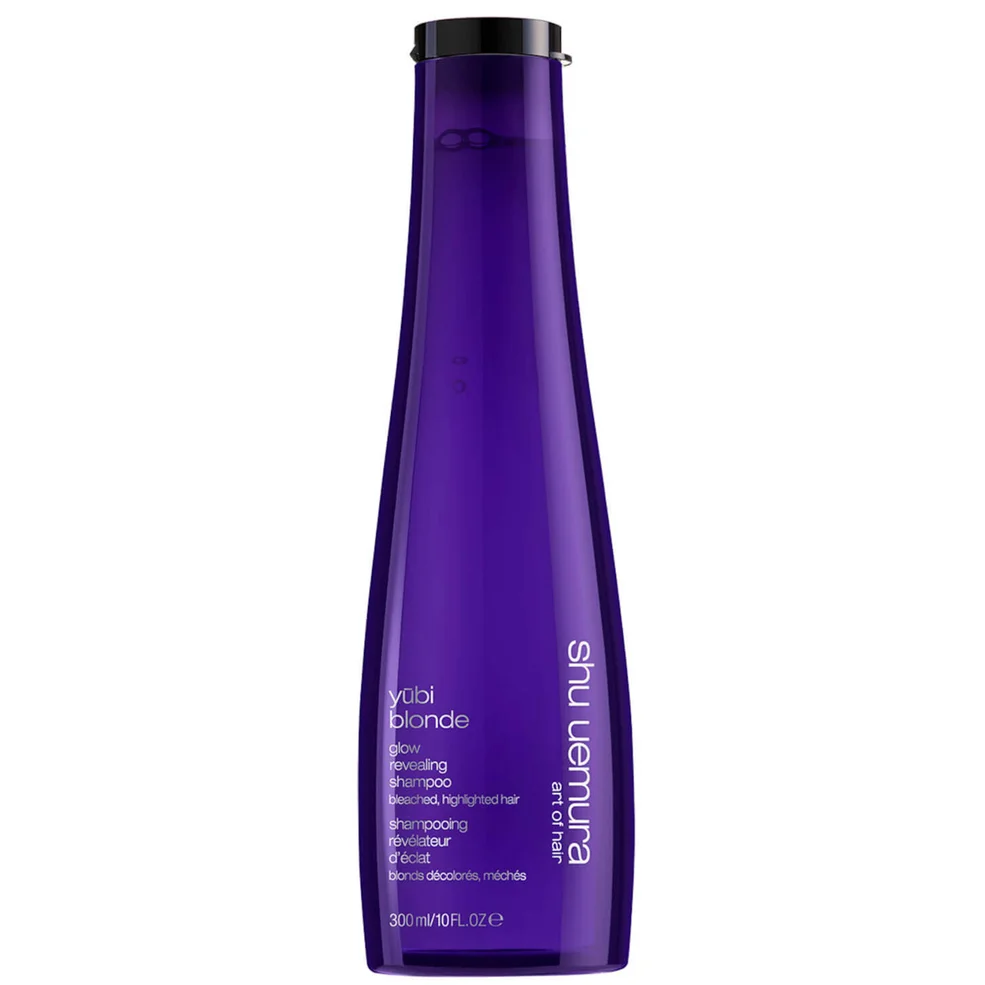 Shu Uemura Art of Hair Yubi Blonde Glow Revealing Shampoo for Bleached, Highlighted Blonde Hair 300ml Afbeelding 1