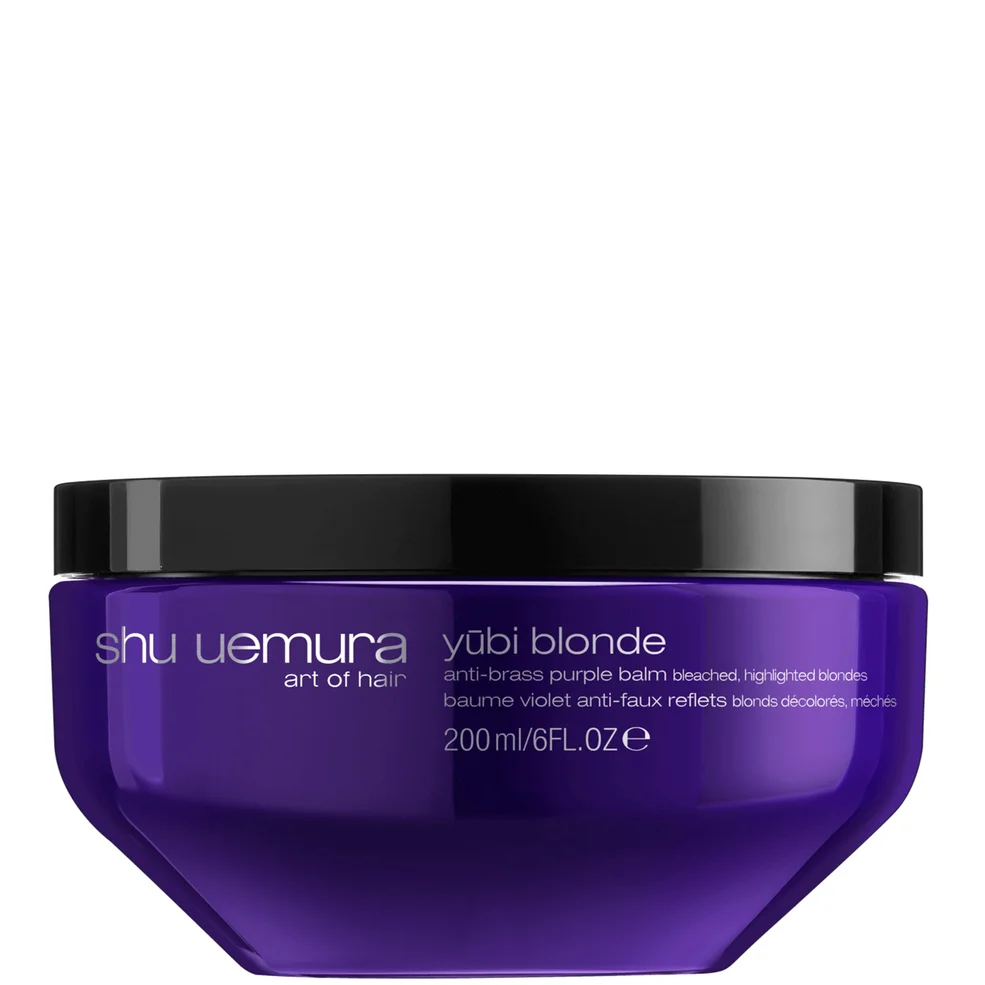 Shu Uemura Art of Hair Yubi Blonde Anti-koper Paarse Balsem voor Gebleekt en Gehighlight Blond haar 200 ml Afbeelding 1
