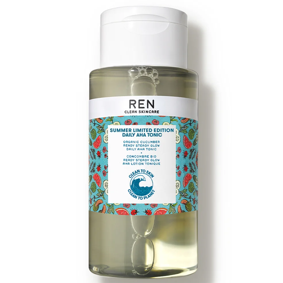 REN Clean Skincare Limited Edition Daily AHA Tonic 250ml Afbeelding 1