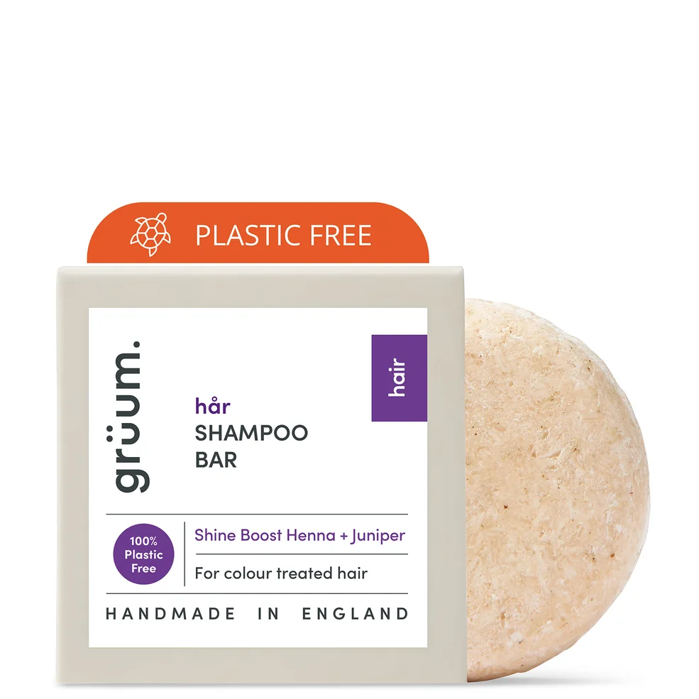 grüum Hår Zero Plastic Shine Enhancing Shampoo Bar 50g Afbeelding 1