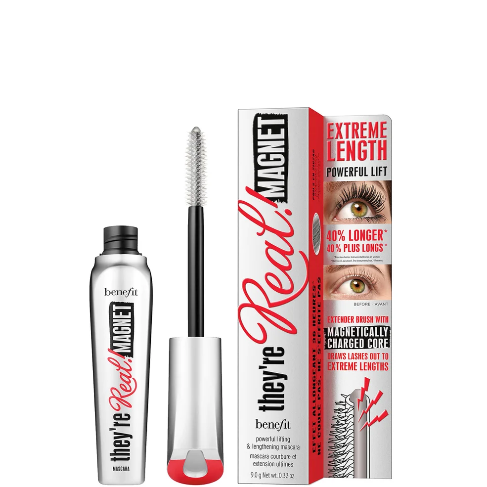 benefit They’re Real Magnet Extreme Lengthening and Powerful Lifting Mascara - Supercharged Black 9g Afbeelding 1