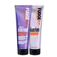 Fudge Professional Clean Blonde Everyday Violet Damage Rewind Purple Shampoo and Conditioner Duo