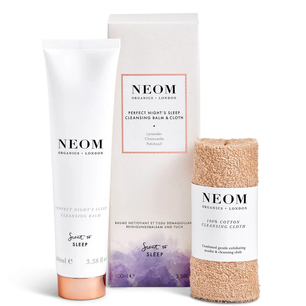 NEOM Perfect Night's Sleep Cleansing Balm and Cloth 100ml Afbeelding 1