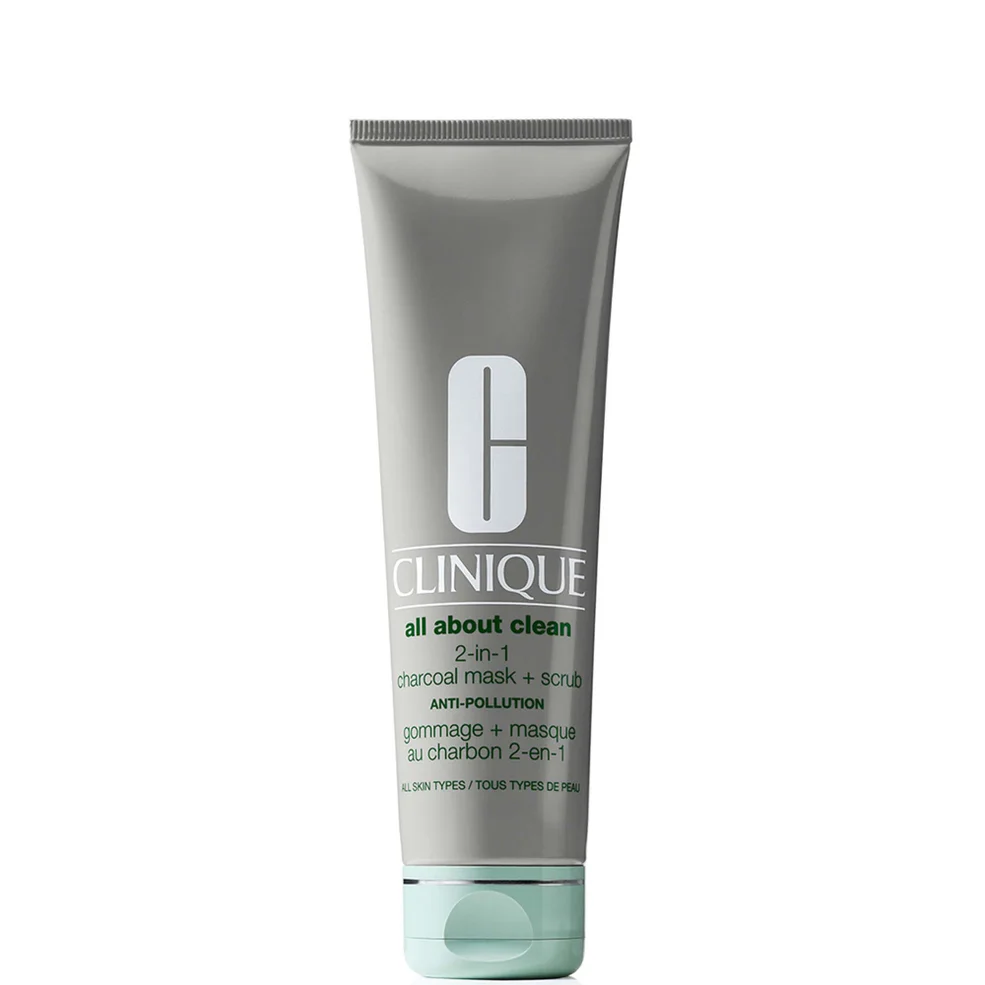 Clinique All About Clean 2-in-1 Charcoal Mask and Scrub 100ml Afbeelding 1