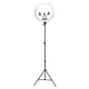 Rio Professionele Dimbare LED-ringlamp voor Makeup en Vlogs 18 Inch