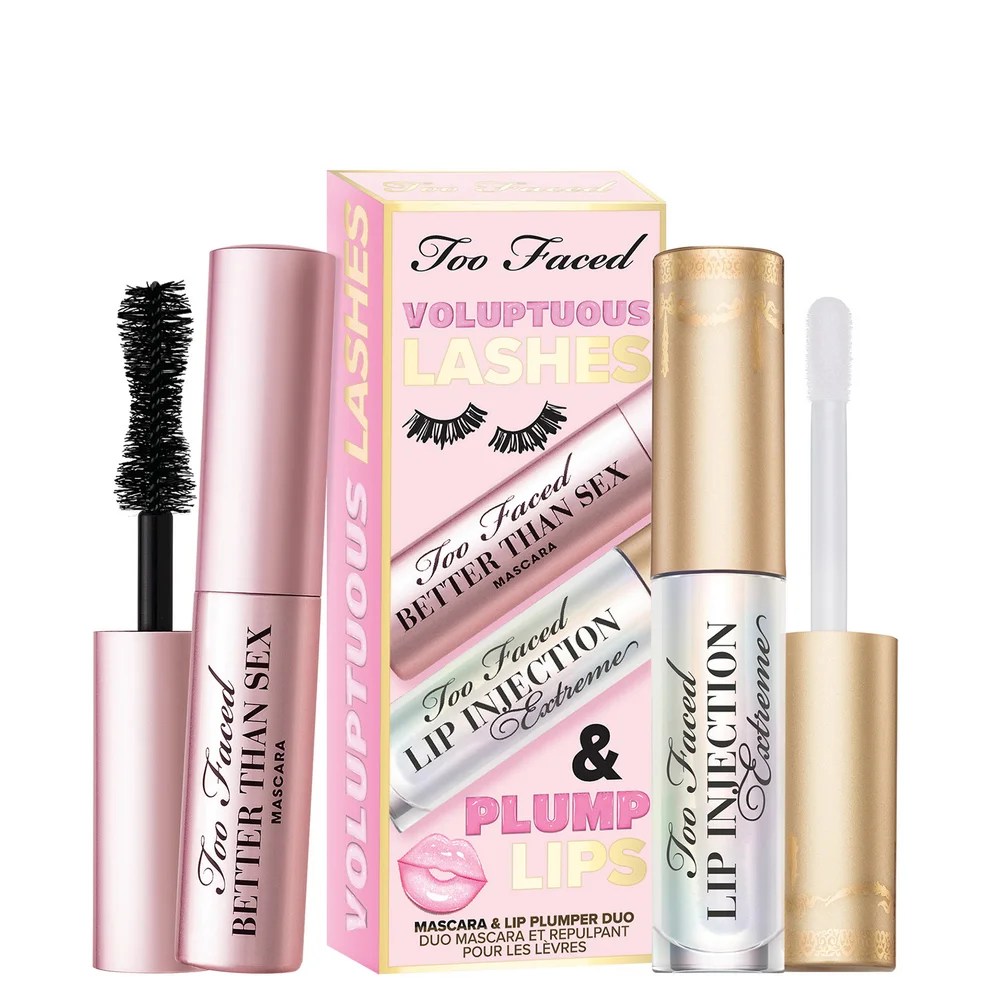 Too Faced Exclusive Limited Edition Voluptuous Lashes and Plump Lips Set Afbeelding 1