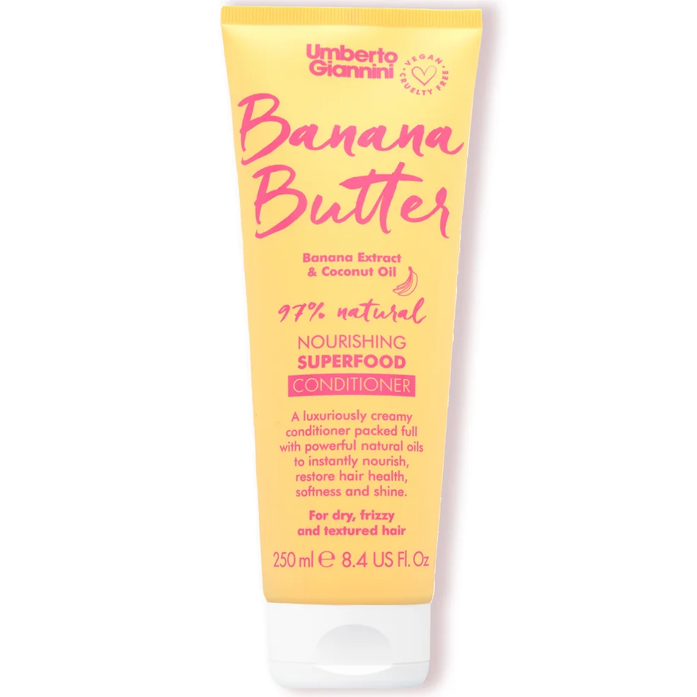 Umberto Giannini Banana Butter Nourishing Superfood Conditioner 250ml Afbeelding 1