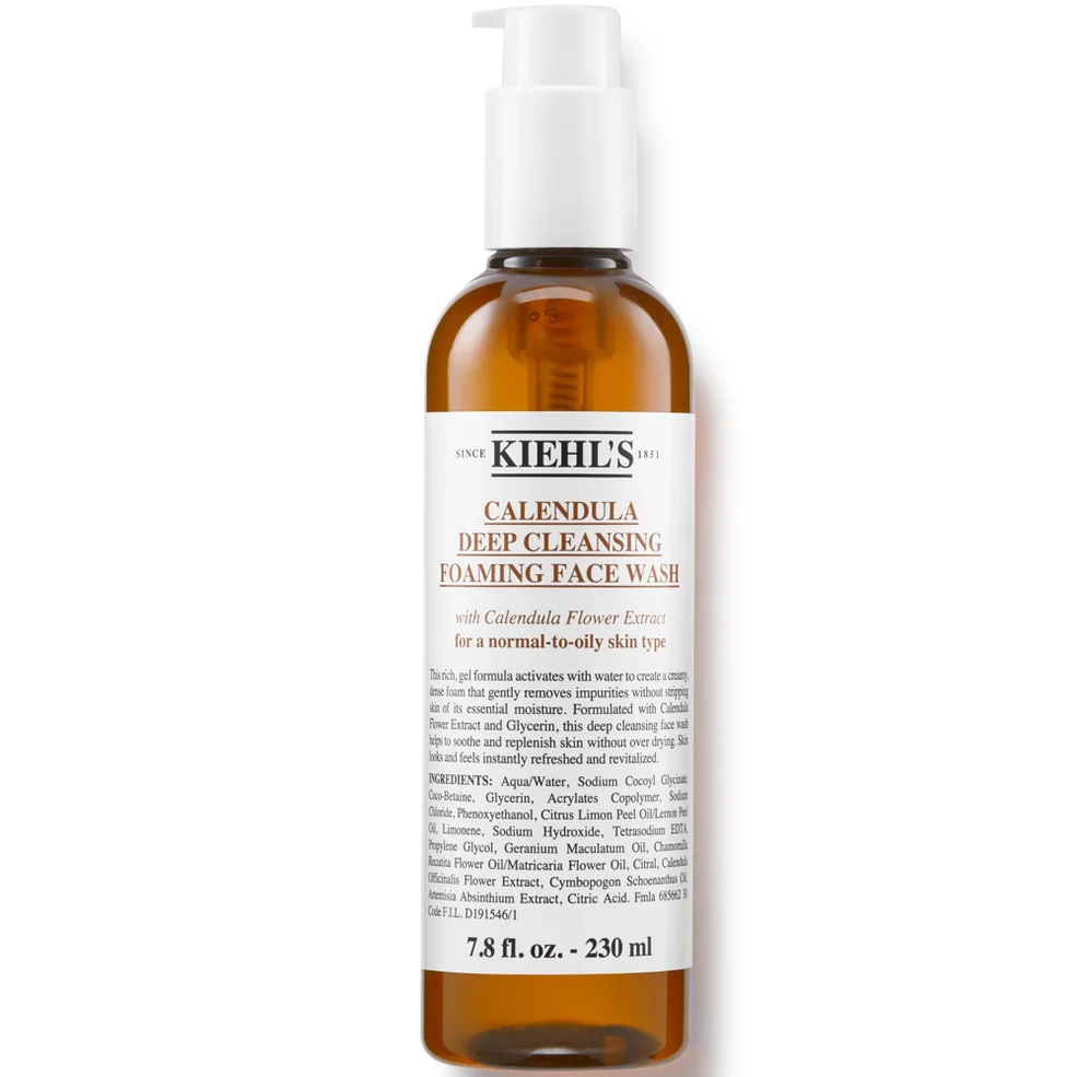 Kiehl's Calendula Deep Cleansing Foaming Face Wash - 230ml Afbeelding 1