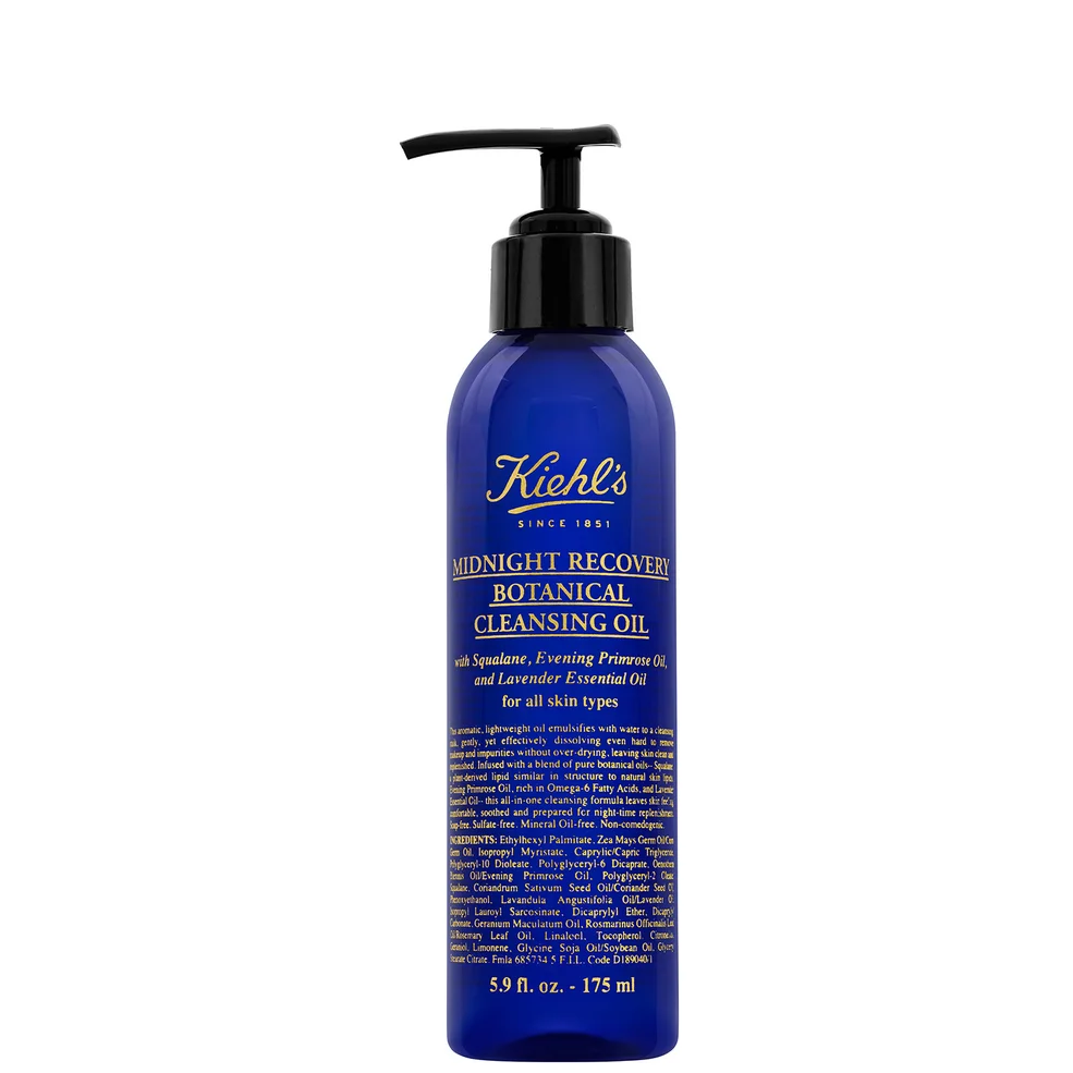 Kiehl's Midnight Recovery Botanical Cleansing Oil - 175ml Afbeelding 1