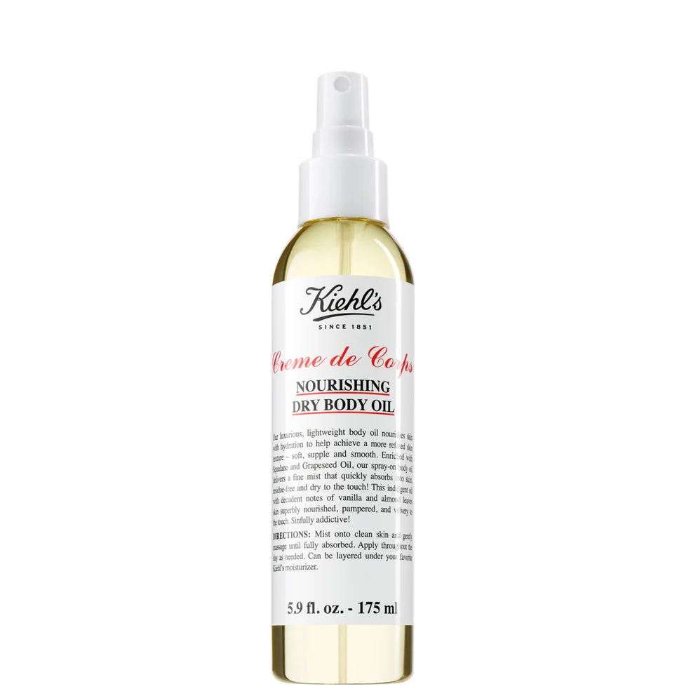 Kiehl's Crème de Corps Nourishing Dry Body Oil - 175ml Afbeelding 1