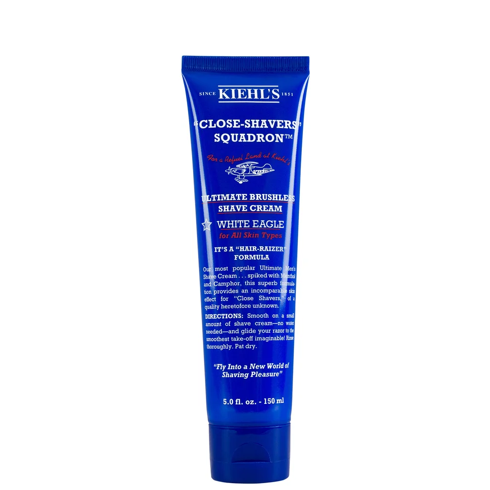 Kiehl's Ultimate Brushless Shave Cream - White Eagle 150ml Afbeelding 1