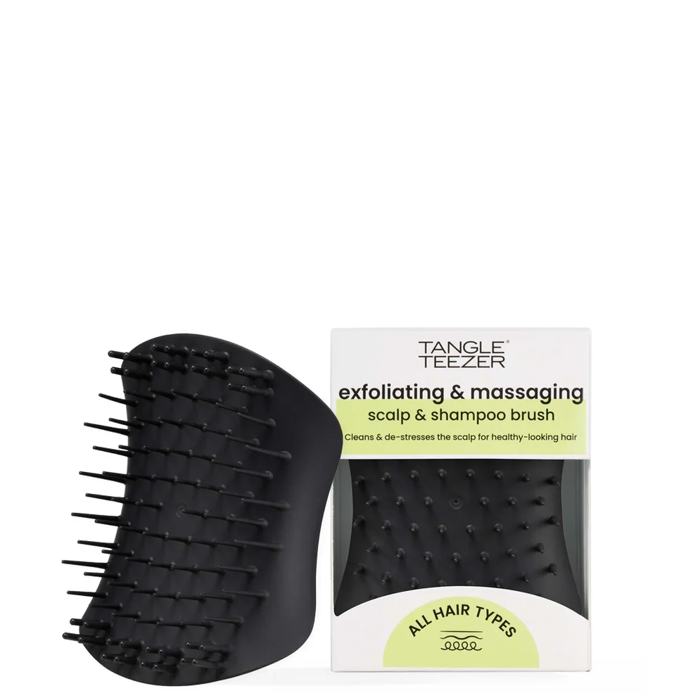 Tangle Teezer The Scalp Exfoliator and Massager - Onyx Black Afbeelding 1
