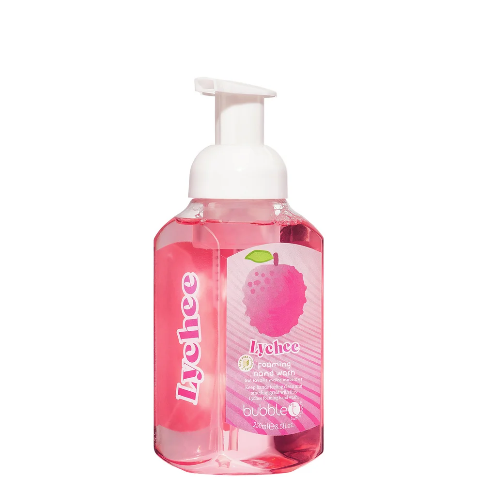 Bubble T Foaming Hand Wash - Lychee 250ml Afbeelding 1