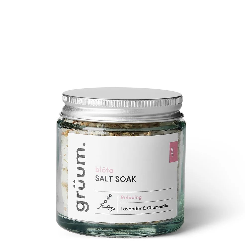 grüum blöta Lavender and Chamomile Bath Salt Soak 120g Afbeelding 1