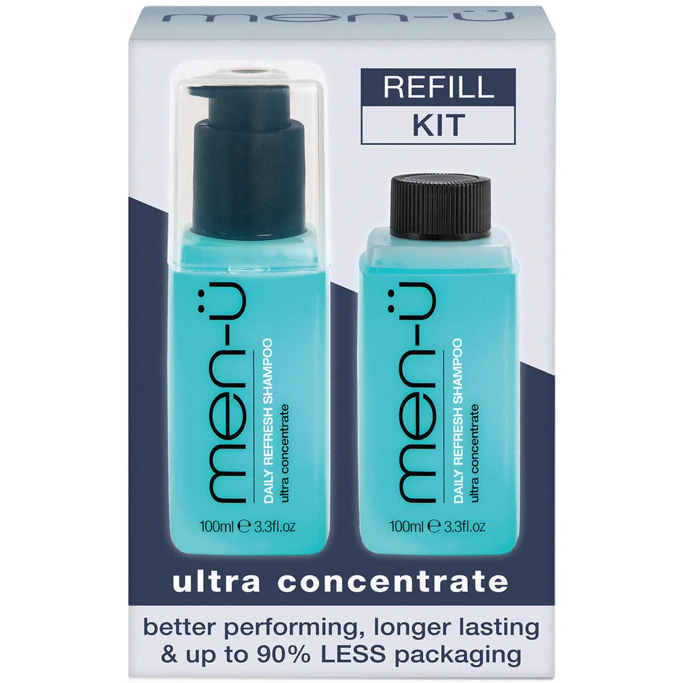 men-ü Daily Refresh Shampoo Refill Kit 2 x 100ml Afbeelding 1
