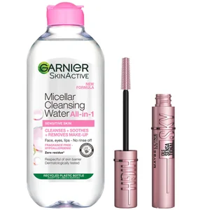 Maybelline Sky High Mascara en Garnier Micellair Water Set - undefined undefined