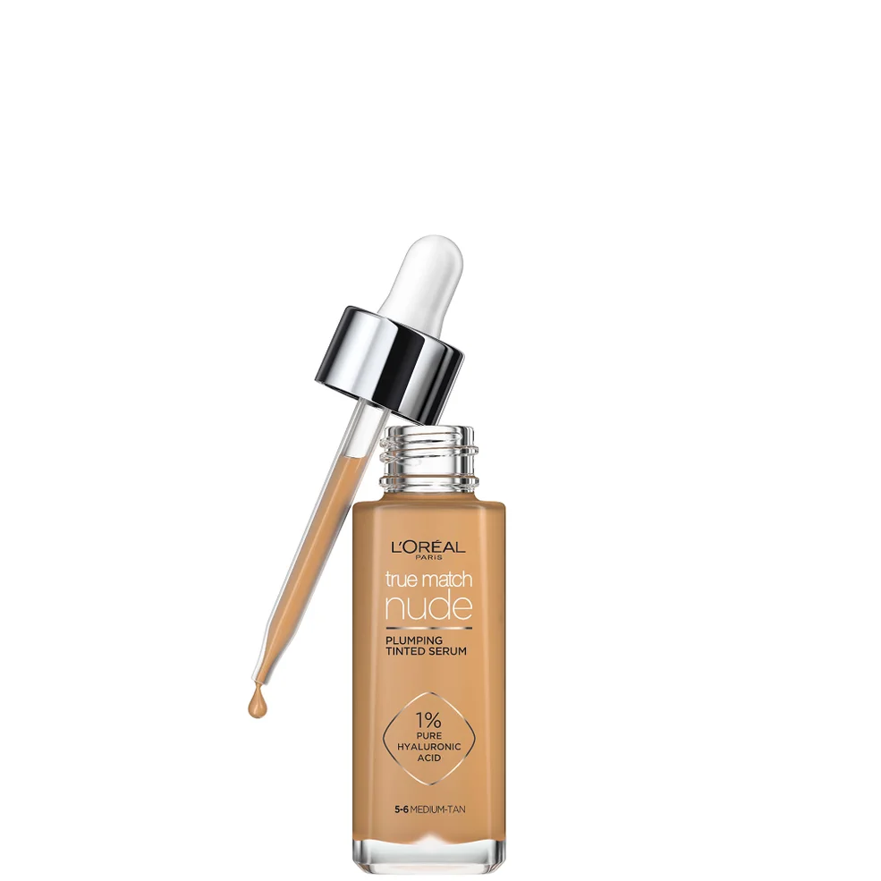 L'Oréal Paris True Match Nude Plumping Tinted Serum (Various Shades) Afbeelding 1