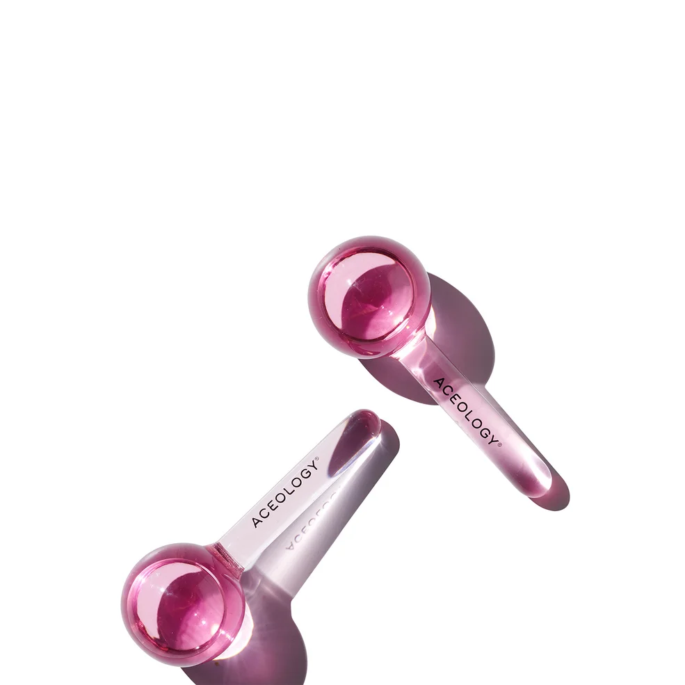 Aceology The Original Pink Ice Globe Facial Massager Afbeelding 1