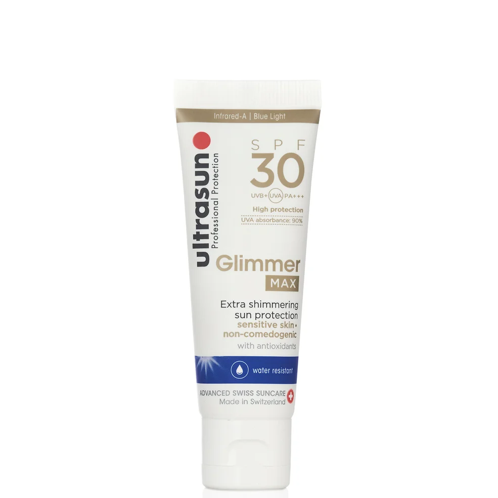 Ultrasun SPF30 Glimmer Max Crème 25ml Afbeelding 1