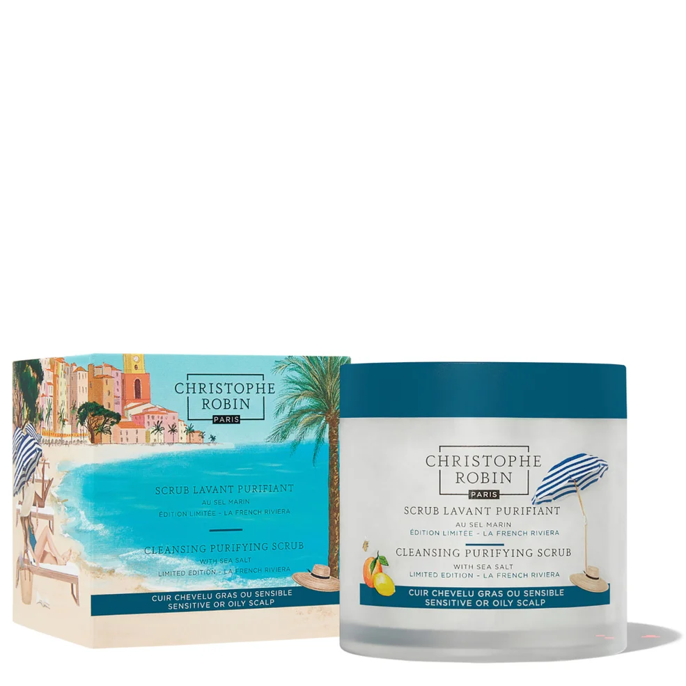 Christophe Robin Limited Edition French Riviera Cleansing Purifying Scrub with Sea Salt 250ml Afbeelding 1